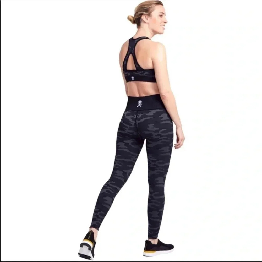 Soulcycle Camo Seamless Tights Leggings M